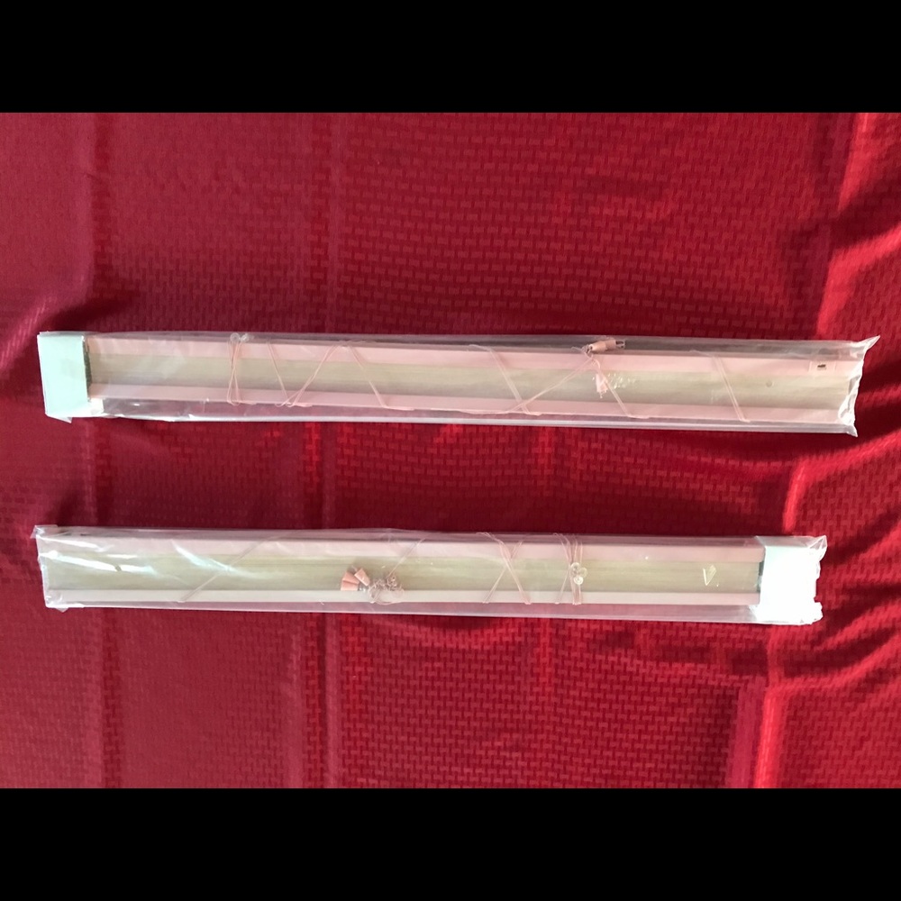 2 new JCPENNEY Pink Roman Shades 33x64